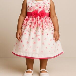 NEW Bonnie Jean 2T Floral Dress with Tags and Bloomers